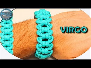 World of Paracord How to make Paracord Bracelet VIRGO Simple Fast Easy DIY Paracord Tutorial