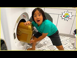 Ryan finds Treasure Chest with Family around the house!! - Videos For Kids