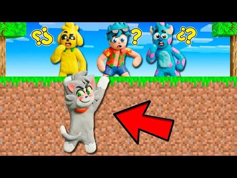 ¡ESCONDITE EXTREMO de PLASTILINA en MINECRAFT! 😂