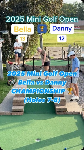59K views · 495 reactions | Bella vs Danny CHAMPIONSHIP MATCH  (Holes 7-8) - 2025 Mini Golf Open #twintour #twintourgolf #minigolf #golf#minigolfing #puttputt #puttputtgolf #viral ( @swingtimegermantown ) | Twin Tour Golf | Facebook