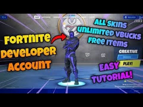 How to download Fortnite.dev on PC!! Every skin in the GAME