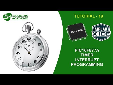 Timer interrupt programming in PIC16F877A microcontroller