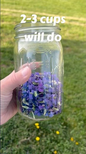 Violets made into jelly! #homestead #canning #foraging #jelly #violet
