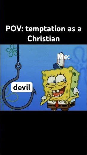 Getting tempted as a Christian #funny #christianhumor #meme #jesus #fyp