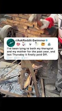 I've been lying to both my therapist and my mother for the past year, and last Thursday it finally…