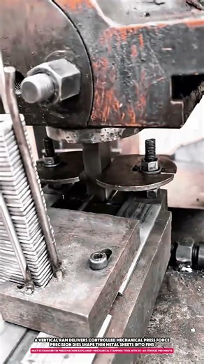 Heat Exchanger Fin Press Machine Explained-Mechanical Stamping Tool with 30–60 Strokes per Minute
