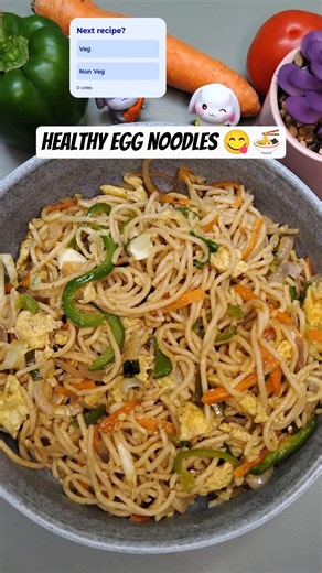 Craving Noodles? Try this Healthy Wheat Version! 😋 #wheatnoodles #delicioussnack #shortsfeed
