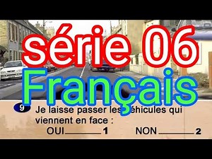 Test type examen code rousseau France 2022-code de la route France 2022 serie 06