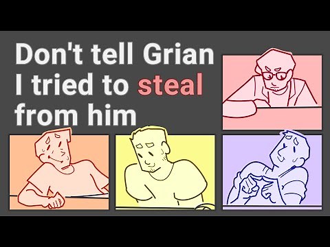 Don't tell Grian I tried to steal from him ▫️GIGS (Grian, Scar, Skizz and Impulse) Animatic