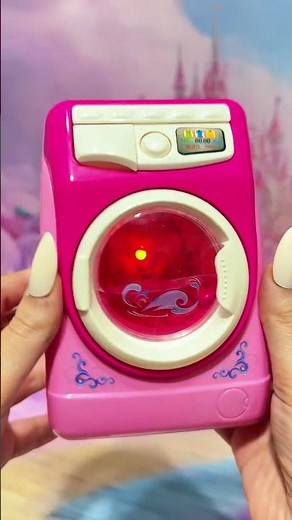 Barbie Washing Machine Unboxing Review 💖 #barbie #toyhouse #barbiedoll #toys #doll #miniature #toy