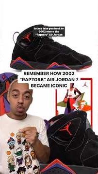 How 2002 "Raptors" Air Jordan 7s Became Iconic #airjordan #sneakers