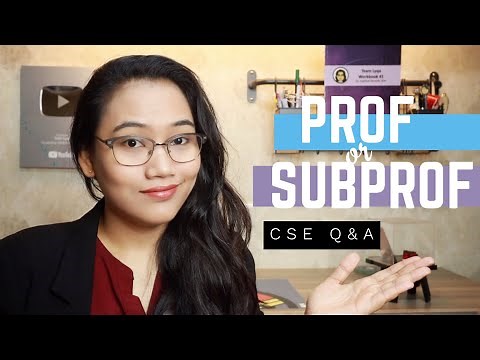 Prof or Subprof? - Anong kukunin ko? | CSE Q&A