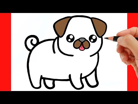 HOW TO DRAW A DOG - HOW TO DRAW A PUG