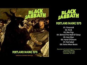 Black Sabbath 1970.11.07 Portland Maine USA First Gen Remaster