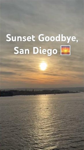 Sunset Goodbye, San Diego 🌅🚢 | Memories from the Norwegian Jade ✨