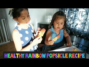 HEALTHY RAINBOW POPSICLE RECIPE