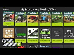 My Top 20 Must Have Mods For Pc !? | Farming Simulator 25