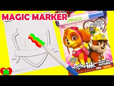 Paw Patrol Imagine Ink Coloring Magic Marker and Surprises