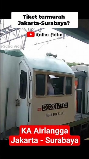 JAKARTA TO SURABAYA So Cheap! Riding the Airlangga Train, Tickets Are Hard to Get!