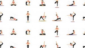 Yoga Exercise Nature Collection Female Cartoon Stock Footage Video (100% Royalty-free) 1057065026 | Shutterstock