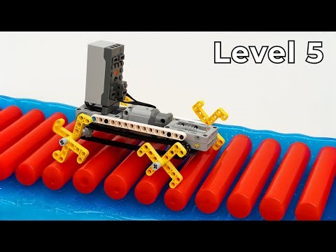 LEGO Technic Walker in Rolling Candles & Slime Challenge | Smart Lego