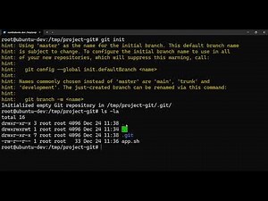 How to Create a Git Repository on Ubuntu | #devops #linux #aws #azure #ubuntu