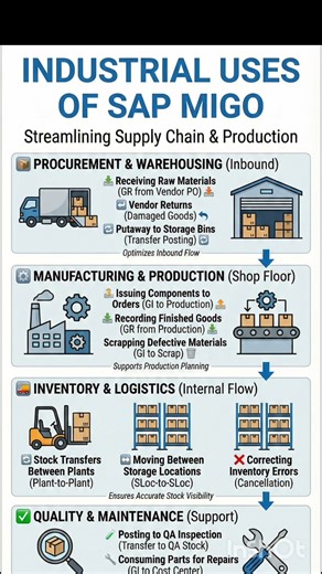 SAP MIGO - Industrial Uses