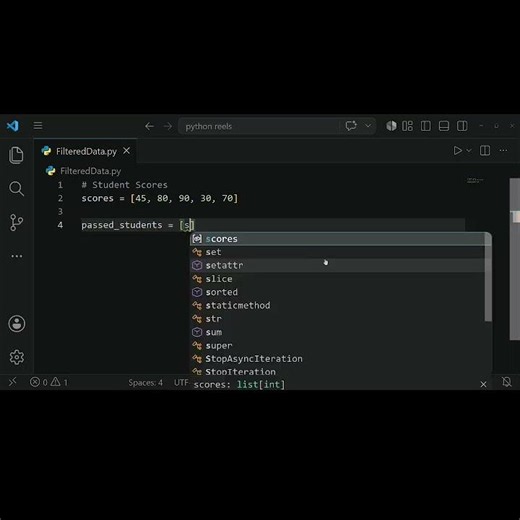 Filter Student Scores in 1 Line of Python!