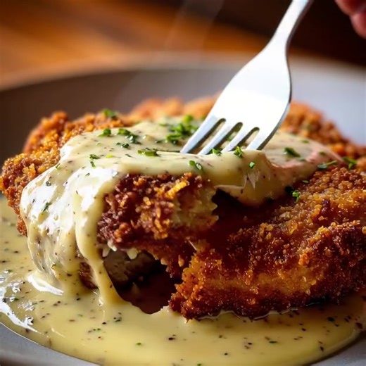 12K views · 39 reactions | Crispy Buttermilk Chicken Fried Steak with Country Gravy  Ingredients: 4 cube steaks (about 1/2 inch thick) 2 cups buttermilk 2 large eggs 1 1/2 cups all-purpose flour 1 teaspoon paprika ...... Recipe  | Mama's Cooking Recipes | Facebook