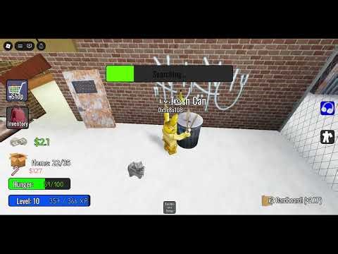 Roblox : Homeless Simulator Gameplay longplay EP.2