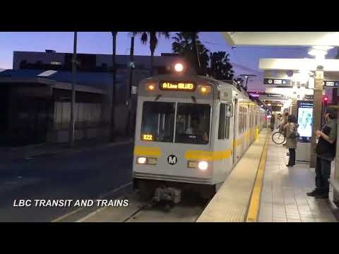 [2020] LA Metro Blue Line P2020 Arriving at Grand/LATTC