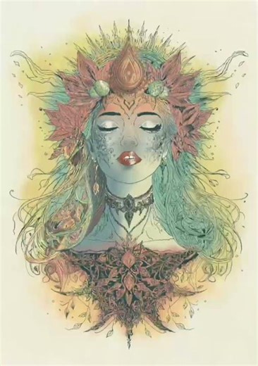 Gaia | Process of a Myth-Inspired Goddess Artwork