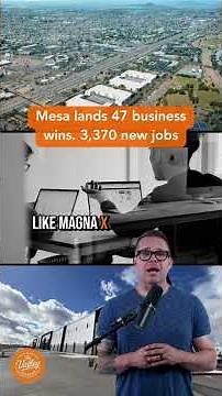 Mesa’s 47 New Wins = 3,370 Jobs — 5M SF of Growth Through 2026