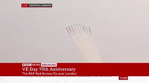 853K views · 15K reactions | The Red Arrows fly over London to mark #VEDay75. | Royal Air Force | Facebook