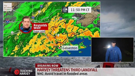 Reynolds Wolf was able to speak to a Texas civilian about the destruction and flood waters following #Harvey. | The Weather Channel