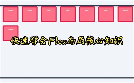 博哥带你快速高效的掌握Flex布局核心知识