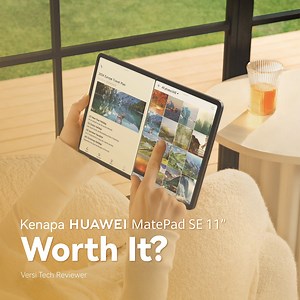 Huawei Mobile Indonesia on Instagram: "Mau tau lebih banyak tentang HUAWEI MatePad SE 11? Simak review dari para Tech Reviewer ini ya! Jangan lupa, ada HUAWEI M-Pen Lite ya, belinya disini: HUAWEI Authorized Experience Store: https://linktr.ee/instagram.hes.account Shopee:https://bit.ly/4cGOEKp Tokopedia:https://bit.ly/4cGP6Z7 Blibli:https://bit.ly/3Lo79r3 Lazada:https://bit.ly/3S8oubk TikTok:https://bit.ly/4bKTVzs #HUAWEIMatePadSE11"