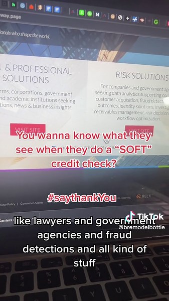 Highly requested video! What do they see when they do a soft inquiry check? Dispute all incorrect info! #credithack #saythankyou #hack #lexisnexis #innovis #credit #softinquiry #hardinquiries #news #tiktok #viralvideo #viral #knowledge