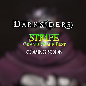 A new Darksiders statue is coming your way! Our latest Strife Grand-Scale Bust resin statue is coming in Standard and Exclusive Editions. Save the date: January 31, 2023! Sign up here (https://f4f.fans/TDStrifeGSB) to receive a notification once preorders are open! Check out the F4F Official Collectors Club (https://f4f.group) to stay in the loop for this and other releases from First 4 Figures! | First 4 Figures