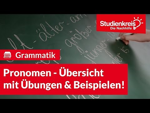 Pronomen - Übersicht mit Übungen & Beispielen! | Deutsch verstehen mit dem Studienkreis