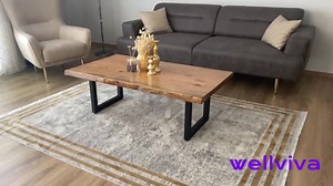 Coffee Table, Live Edge Coffee Table, Wood Coffee Table, Modern Coffee Table, Solid Wood Coffee&end Table With U Shaped Legs - Etsy Australia