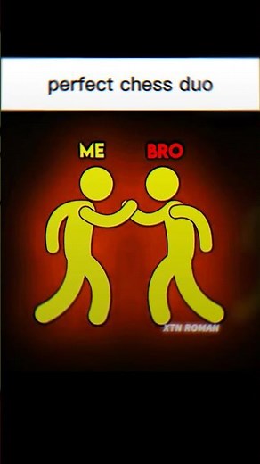 perfect chess duo 👽 #chess #chessgames #xtnroman #gmxtnroman #anime #shorts #shortsfeed #viral