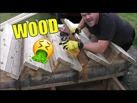 Building Outside Wooden Steps