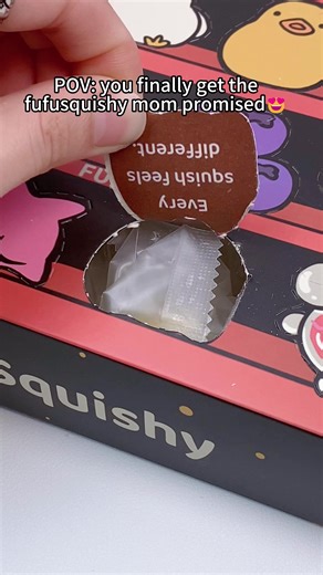 Random FUFUSQUISHY Surprise Squishy Pop Box | squishy