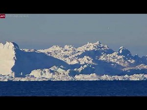 Massive Iceberg Takes 2 Hours to Drift Past the Camera | Iceberg Timelapse