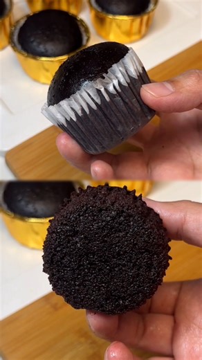 9.3M views · 45K reactions | Steamed Chocolate Cupcake ✔️Ingredients...