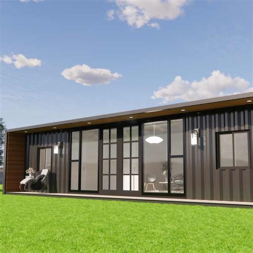 Luxury 40ft Prefab Shipping Container Homes Prefabricated Houses