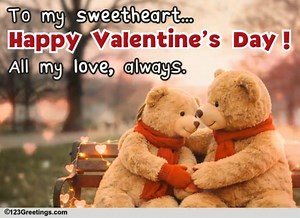 Valentine Wish For Your Sweetheart