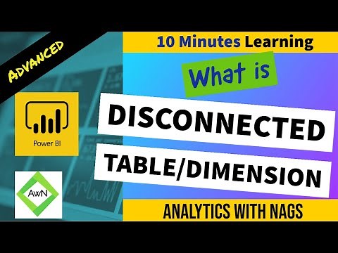 Power BI Tutorial (24/50) - What is Disconnected Table/Dimension