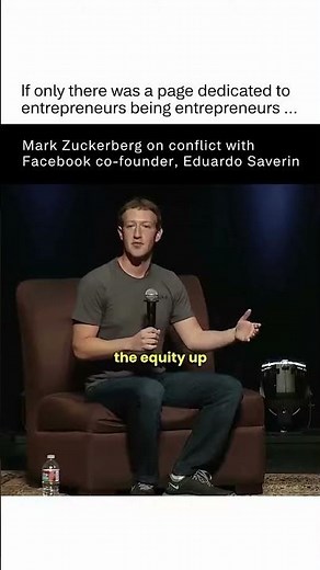 Mark Zuckerberg on conflicts with Facebook co-founder,Eduardo Saverin